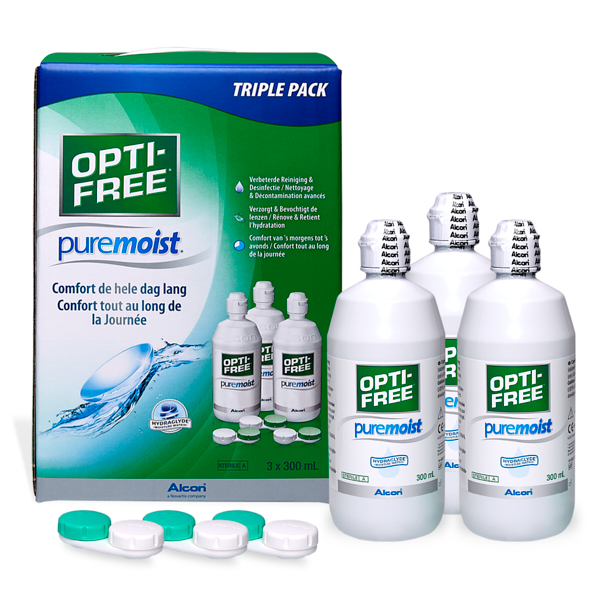 OPTI-FREE puremoist 3x300ml Pflegemittel