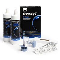 nákup výrobku šošovky Oxysept 1 Step 2x300ml + 60c
